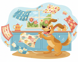 Collection image for: Dog Novelty Tea Towels