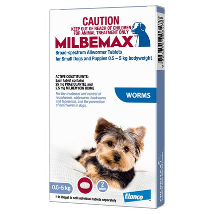 Milbemax All Wormer For Small Dogs image 0