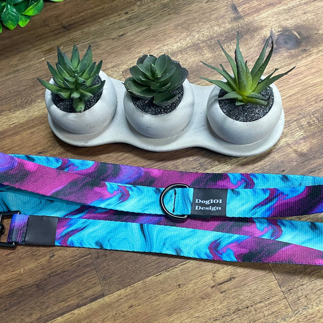 Adult Dog Fancy Purple Smoke 1.5m x 25mm Lead  image 0