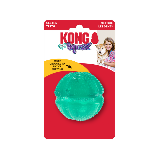 KONG SQUEEZZ DENTAL BALL image 1