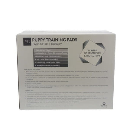 Zees Puppy Training Pads 50pk image 1