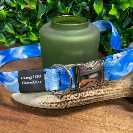 Blue Smoke Metal Clip Collar image 1