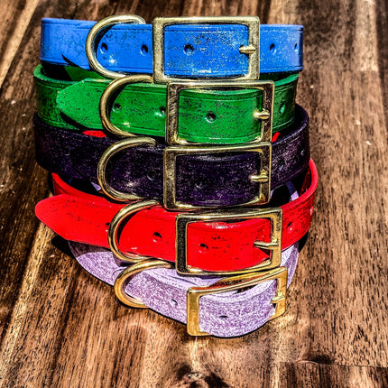 Hand Painted Leather - Jamaican Joy - Small Dog image 2