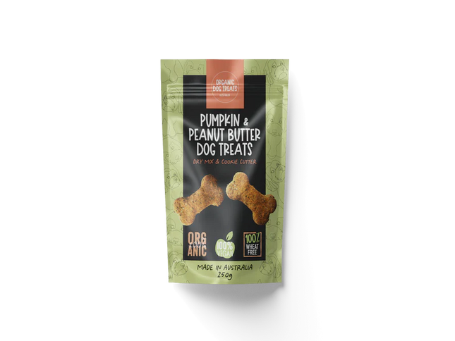 Organic Dog Treats - Pumpkin and Peanut Butter dog treats dry mix image 0