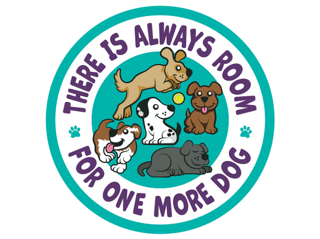 There is always room for one more dog sticker image 0