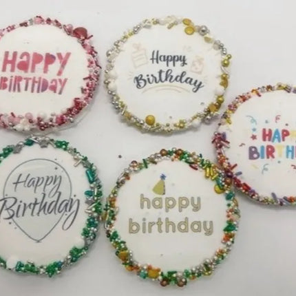 8cm BIRTHDAY ROUND Cake image 0