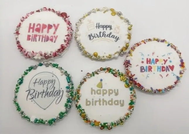 8cm BIRTHDAY ROUND Cake image 0
