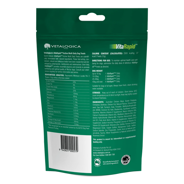 VitaRapid® Active Multi Daily Treats for Dogs 210g image 1