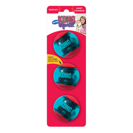 KONG Squeezz Action Ball Red (Small) image 0