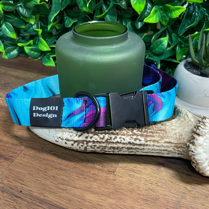 Purple Smoke Metal Clip Collar image 1