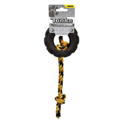Tonka Mighty Chomp Tyre w/Rope 10cm image 0