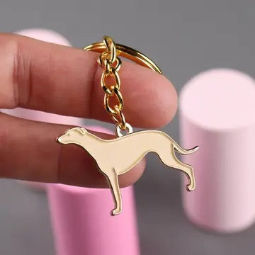 Keyring - Greyhound - Fawn image 0