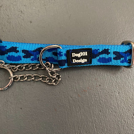 Martingale Blue Camo Collar image 0