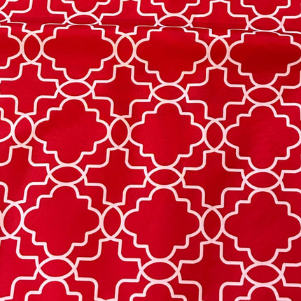 Training Mat - American Canvas - Trellis Red Square image 0