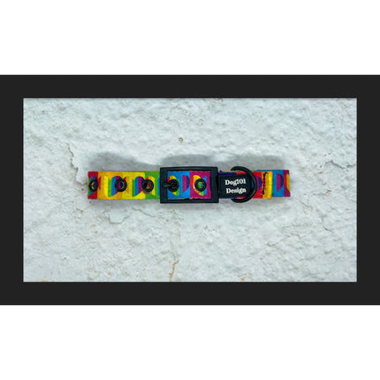 Rainbow Heart Buckle Collar image 0