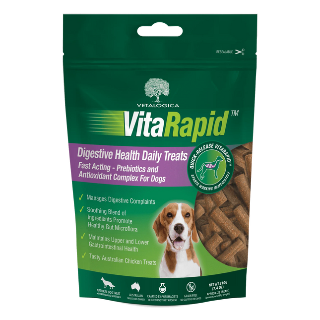 Vetalogica VitaRapid Digestive Health Daily Treats 210gms image 0