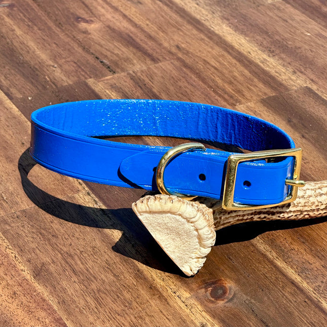 Hand Painted Leather -  Blue image 0