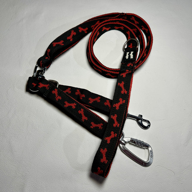 Reactive Fancy Red Bone on Black Lead image 1