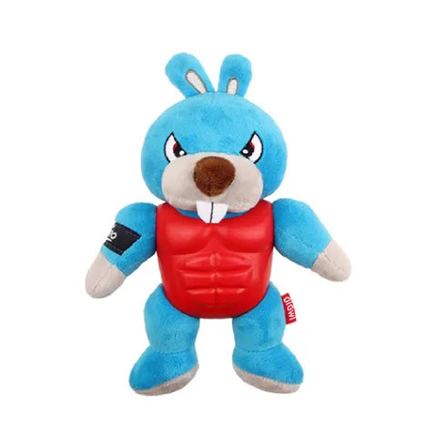 Gigwi Im Hero Armour Rabbit Plush Squeaker image 0