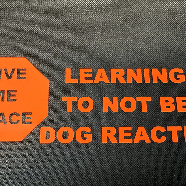 Learning to not be Dog Reactive - Vest image 1