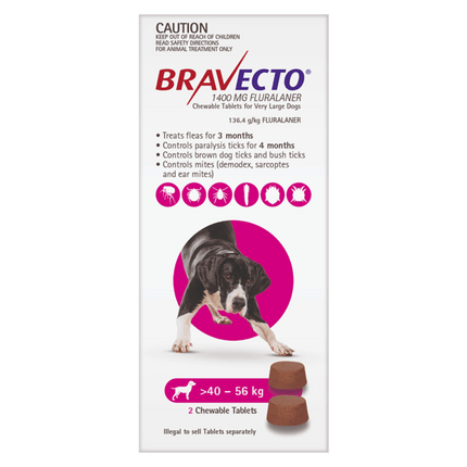 Bravecto Chew Purple for Very Large Dogs image 0