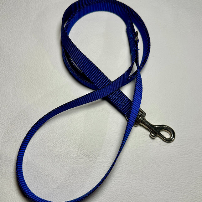 Puppy/Small Dog Plain Dark Blue 1.2m x 0.15m wide Lead image 0