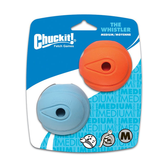 Chuckit! WHISTLER BALL Medium - 2pk image 0