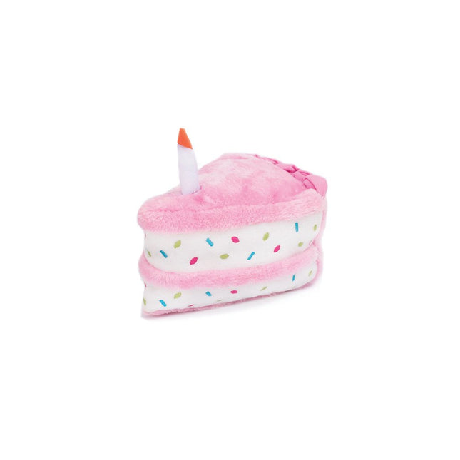 Zippy Paws NomNomz Birthday Cake - Pink image 0