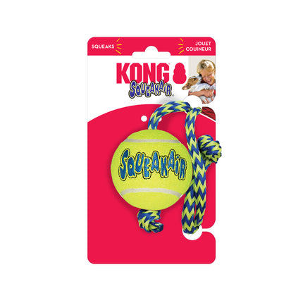 KONG® SqueakAir® Ball w/Rope Md image 0