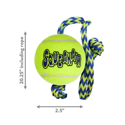 KONG® SqueakAir® Ball w/Rope Md image 2