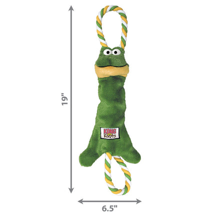 KONG® Tugger Knots Frog Md image 1