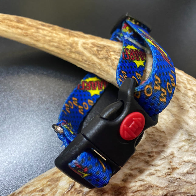 Woof/Bow Wow Webbing Collar (Small/Puppy) image 0