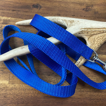 Puppy/Smal Dog Plain 1.2m x 20mm Blue Lead image 0