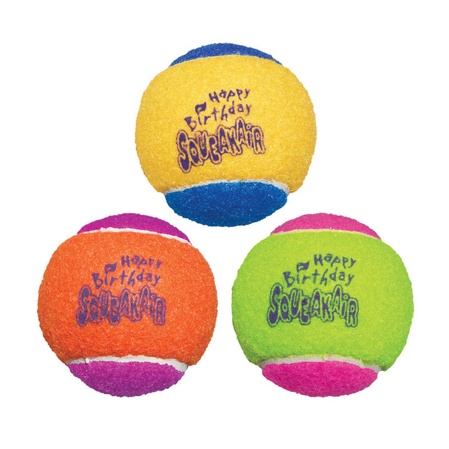 KONG® SqueakAir® Birthday Balls Md image 1