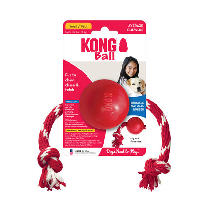 KONG® Ball w/Rope Sm image 0