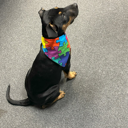 Puzzle Piece Bandana image 0