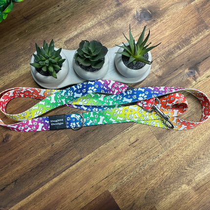 Adult Dog Fancy Bone and Paw 1.5m x 25mm Lead image 0