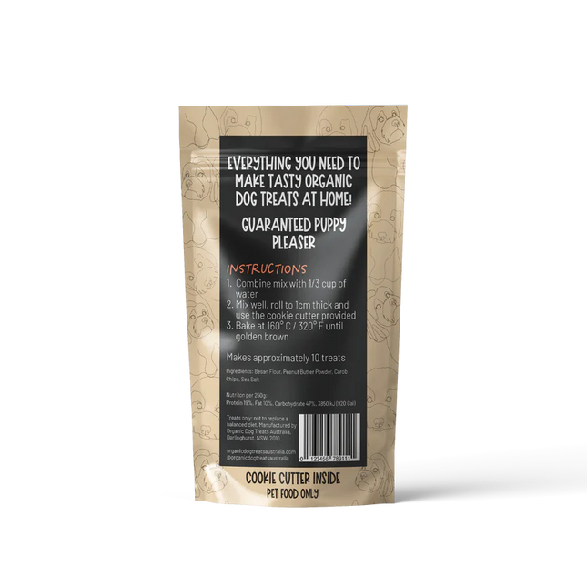 Organic Dog Treats - ‘Choc’ chip dog cookies dry mix image 1