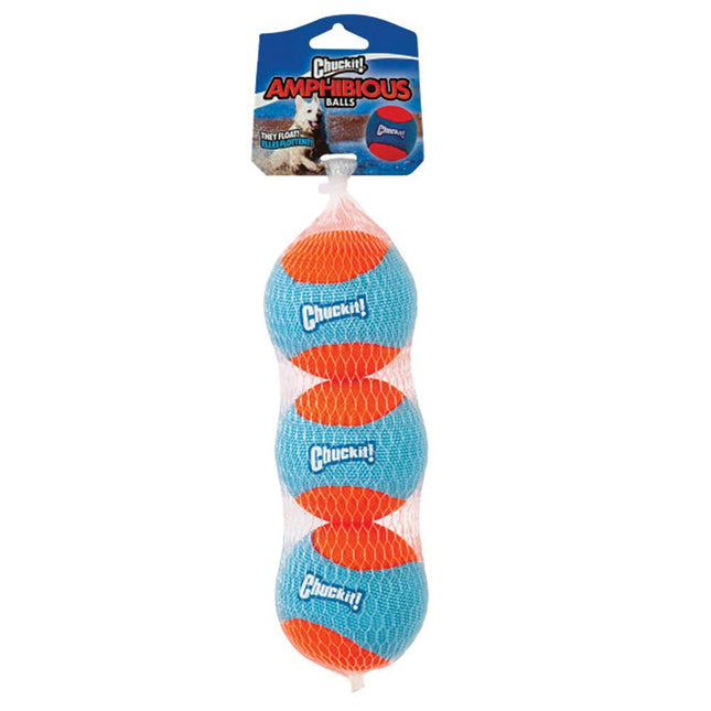 Chuckit! AMPHIBIOUS BALLS Medium 3pk image 0