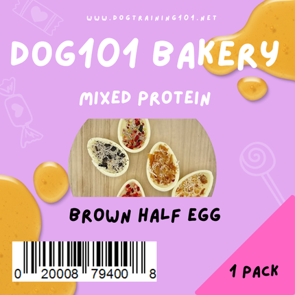 Hollow Half egg with Mixed Protein