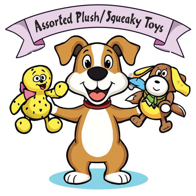 Assorted Plush/Squeaky Toys