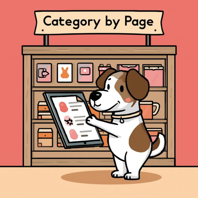 Master Category by Page