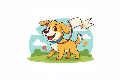 (4) Assorted Leash Banner Range