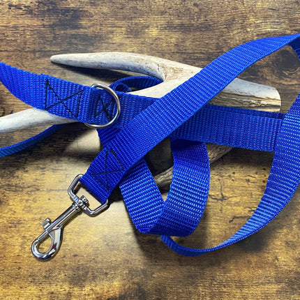 Adult Dog Plain Royal Blue 1.5m x 25mm Lead image 0