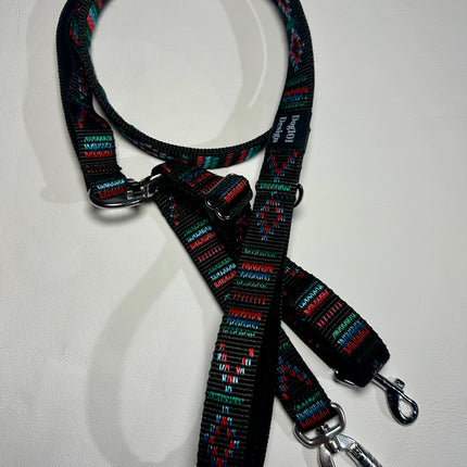 Reactive Fancy Indian Motif Black 1.5m x 25mm Lead image 0