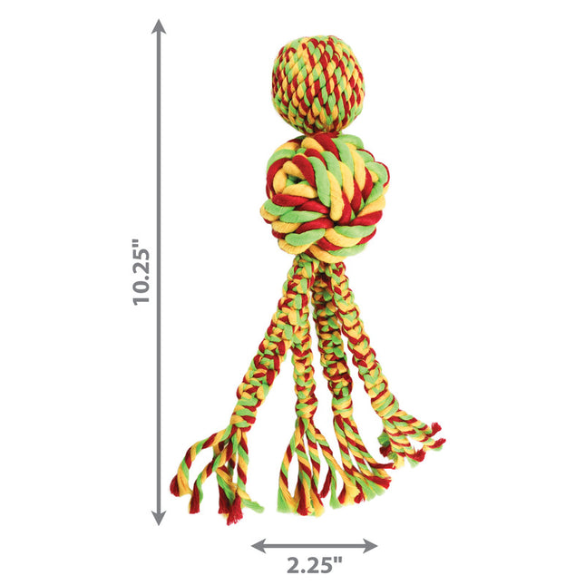 KONG® Wubba Weaves w/Rope Assorted Sm image 4