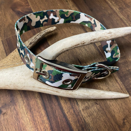 Bone Camo Buckle Collar image 1