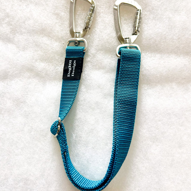 Self Locking Duel connector Seat Belt Restraint - Teal image 0