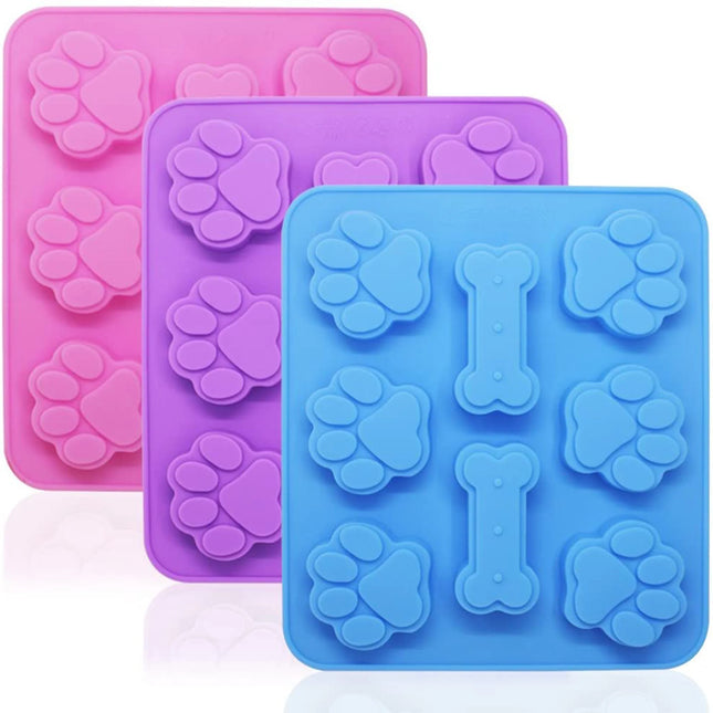 BONE AND PAW GUMMI MOULD (NO DROPPER) image 0