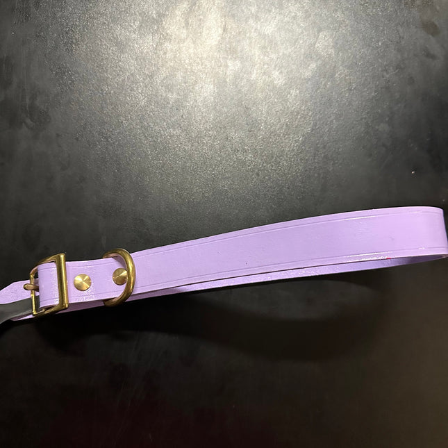 Hand Painted Leather -  Lilac image 0